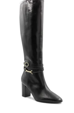Adriana Knee High Block Heel Leather Boot^Bruno Magli Discount