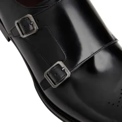 Alfeo Double Monk Strap-Black^Bruno Magli Clearance