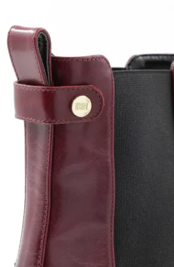 Alma Chunky Leather Chelsea Boot - Bordeuax^Bruno Magli Flash Sale