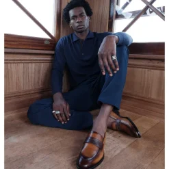 Arezzo Burnished Penny Loafer^Bruno Magli Fashion