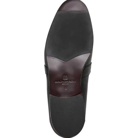 Arlo Slip On Side Bit Loafer Black Leather^Bruno Magli Fashion