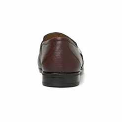 Arlo Slip On Side Bit Loafer Brown Leather^Bruno Magli New