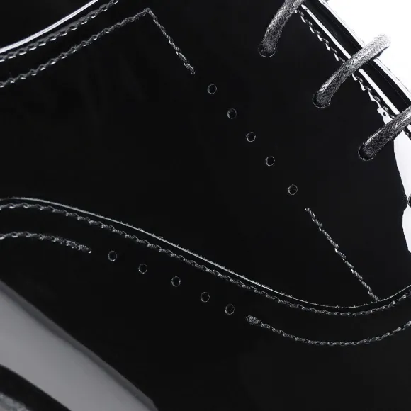 Arno Sera Plain-Toe Balmoral Oxford Patent^Bruno Magli Outlet