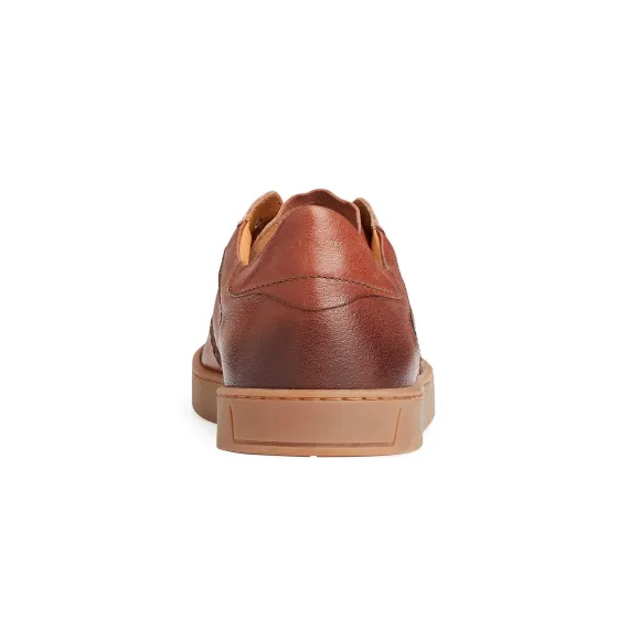 Bono Leather Lace-Up Sneaker-Cognac^Bruno Magli Sale