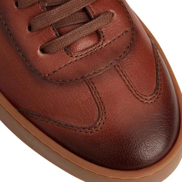 Bono Leather Lace-Up Sneaker-Cognac^Bruno Magli Sale