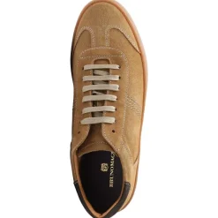 Bono Suede Lace-Up Sneaker - Cognac^Bruno Magli Cheap