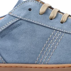 Bono Suede Lace-Up Sneaker - Light Blue^Bruno Magli Cheap