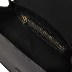 Camilla Equestrian Inspired Handbag Black Nappa Leather^Bruno Magli Flash Sale