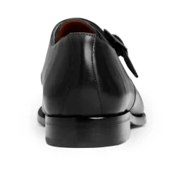 Collezione Vilante Leather Single Strap Monk Loafer-Black^Bruno Magli Online