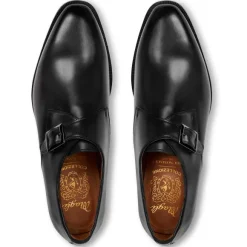 Collezione Vilante Leather Single Strap Monk Loafer-Black^Bruno Magli Online