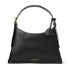 Cora Mini Hobo Handbag Black Nappa Leather^Bruno Magli New