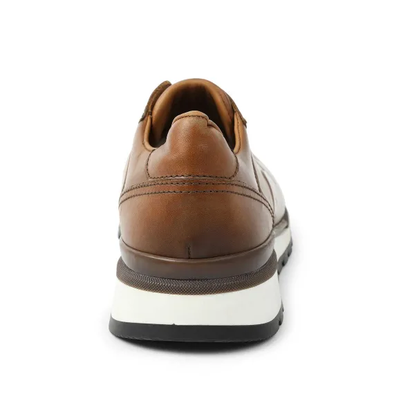 Davio Hand-Burnished Leather Sneaker^Bruno Magli Best Sale