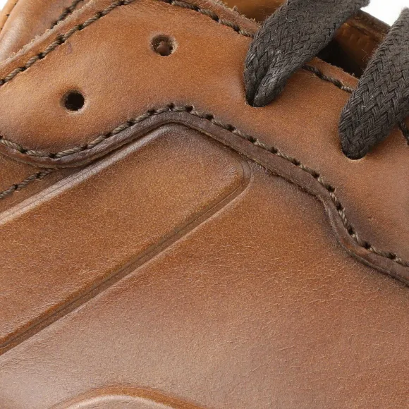 Davio Hand-Burnished Leather Sneaker^Bruno Magli Best Sale