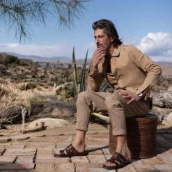 Empoli Leather Slide Sandal^Bruno Magli Shop