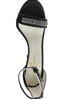 Estelle Embellished Open-Toe Heel^Bruno Magli New