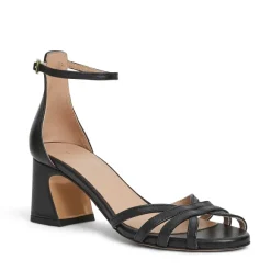Felicity Strapped Sandal Low Heel Black^Bruno Magli Outlet