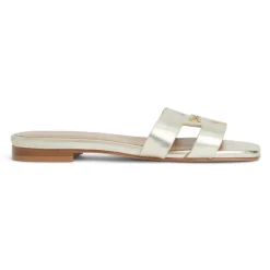 Fina Single Band Sandal Metallic^Bruno Magli New