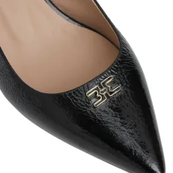 Fiona Slingback Pump Black Crinkle Patent^Bruno Magli Best
