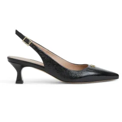 Fiona Slingback Pump Black Crinkle Patent^Bruno Magli Best