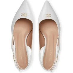 Fiona Slingback Pump White Crinkled Patent^Bruno Magli Store