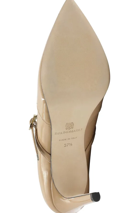 Gemma Mary-Jane Leather Pump^Bruno Magli Cheap