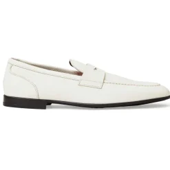 Lastra Slip-On Leather Loafer-Off White^Bruno Magli Clearance