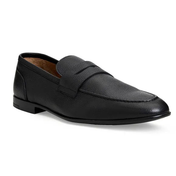 Lastra Slip-On Leather Loafer-Black^Bruno Magli Clearance