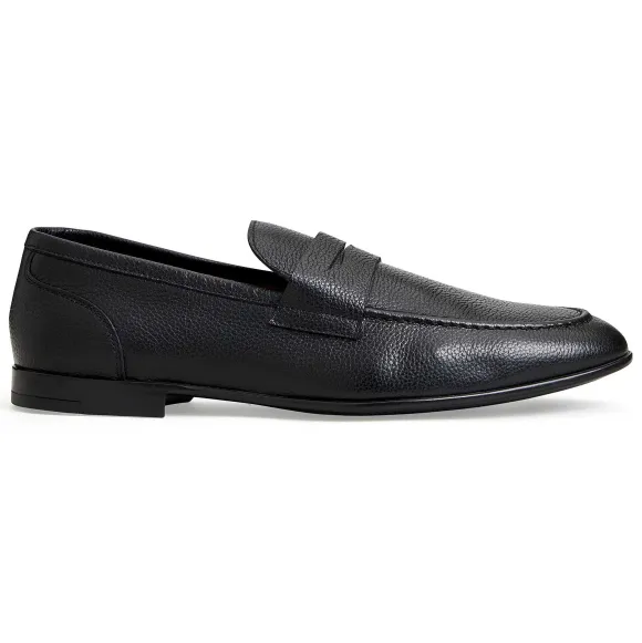 Lastra Slip-On Leather Loafer-Black^Bruno Magli Clearance