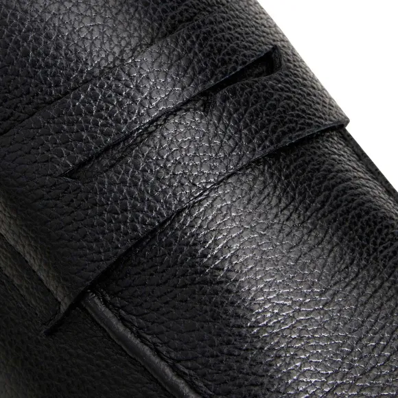 Lastra Slip-On Leather Loafer-Black^Bruno Magli Clearance