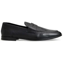 Lastra Slip-On Leather Loafer-Black^Bruno Magli Discount