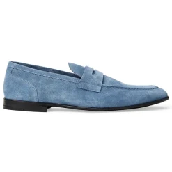 Lastra Slip-On Suede Loafer-Light Blue^Bruno Magli Best