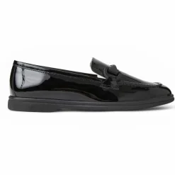 Manila Modern Patent Loafer- Black Patent^Bruno Magli Shop