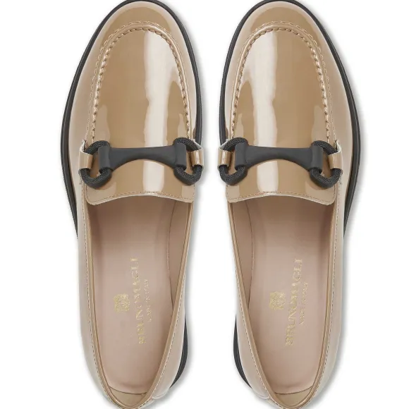 Manila Modern Patent Loafer Patent^Bruno Magli Clearance