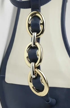 Marina Leather Embellished Thong Sandal^Bruno Magli Flash Sale