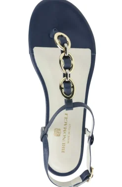 Marina Leather Embellished Thong Sandal^Bruno Magli Flash Sale