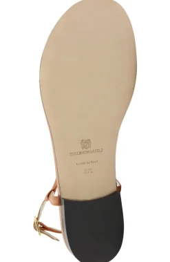 Marina Leather Embellished Thong Sandal^Bruno Magli Cheap
