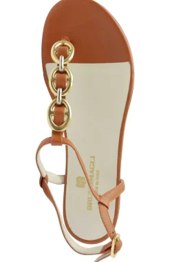 Marina Leather Embellished Thong Sandal^Bruno Magli Cheap