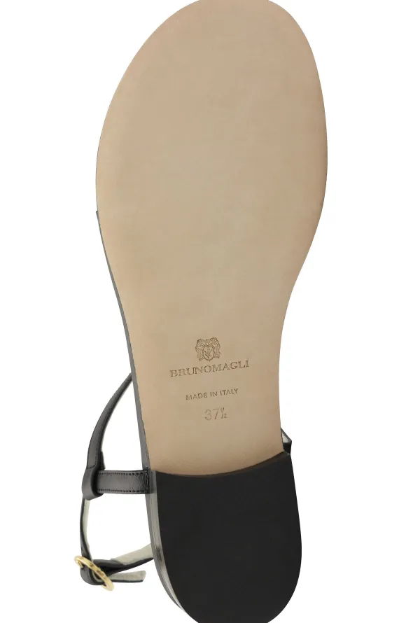 Marina Leather Embellished Thong Sandal^Bruno Magli Outlet