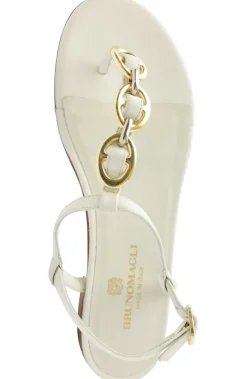 Marina Leather Embellished Thong Sandal^Bruno Magli Hot