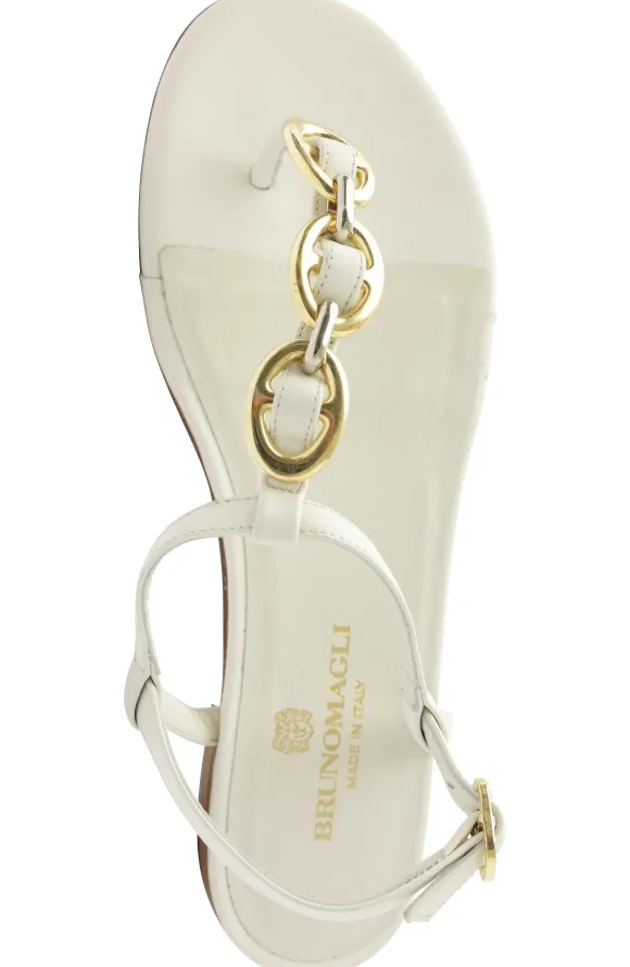 Marina Leather Embellished Thong Sandal^Bruno Magli Hot