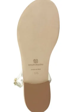 Marina Leather Embellished Thong Sandal^Bruno Magli Hot