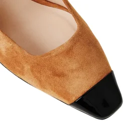 Melania Square Toe Suede Pump Suede^Bruno Magli Flash Sale