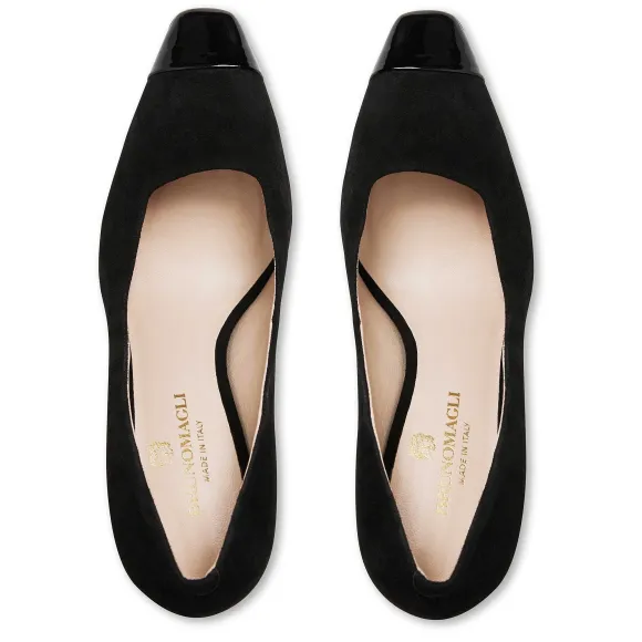 Melania Square Toe Suede Pump^Bruno Magli Fashion