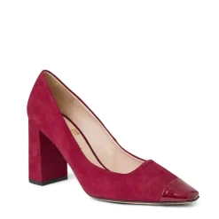 Melania Square Toe Suede Pump Suede^Bruno Magli Hot