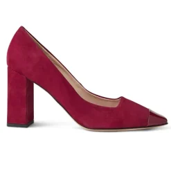 Melania Square Toe Suede Pump Suede^Bruno Magli Shop
