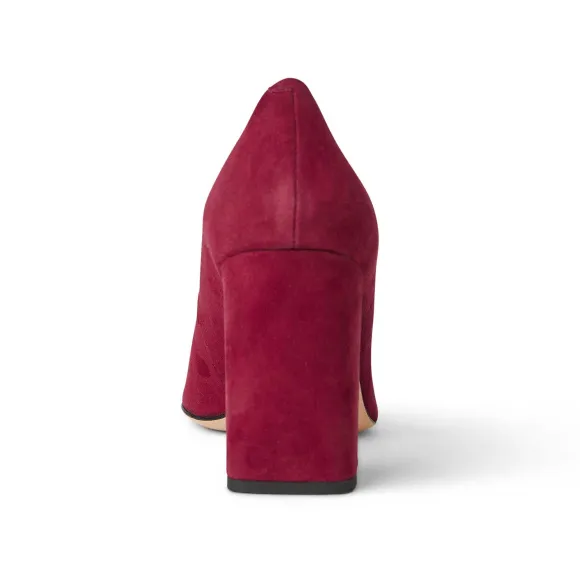 Melania Square Toe Suede Pump Suede^Bruno Magli Shop