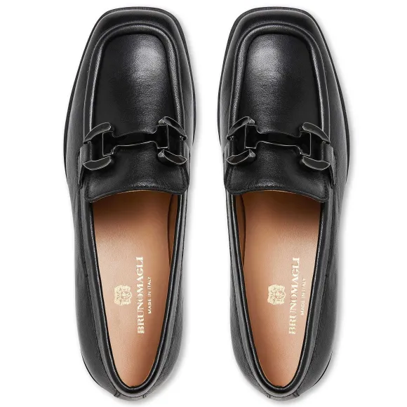 Natalie Square Toe Loafer Leather^Bruno Magli New