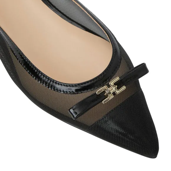 Pamina Slingback Flat Black Patent^Bruno Magli New