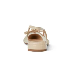 Pamina Slingback Flat Sand Patent^Bruno Magli Cheap