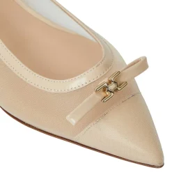Pamina Slingback Flat Sand Patent^Bruno Magli Cheap
